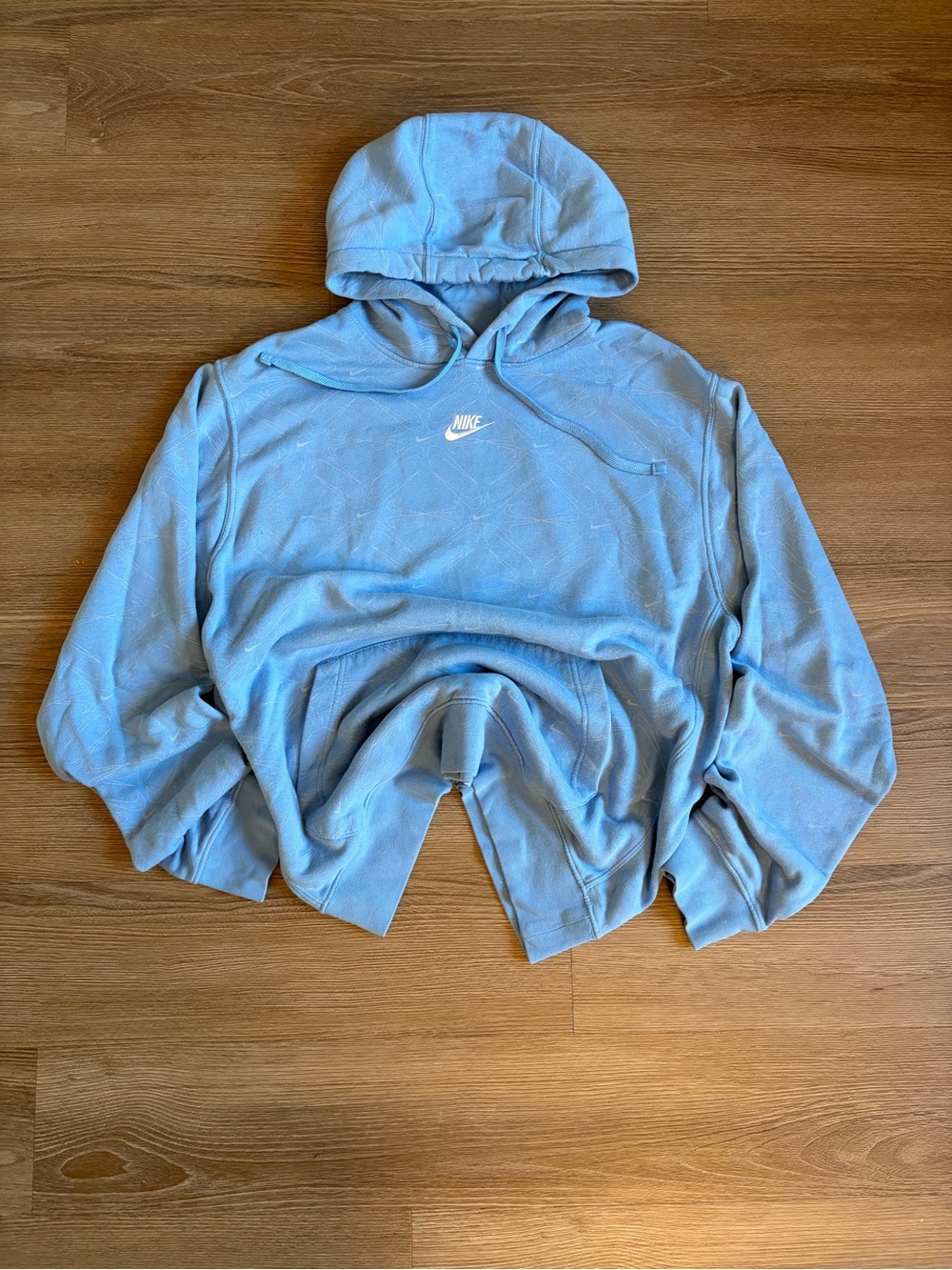 Blue nike hoodie size L Men